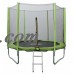 North Gear 8 Foot Trampoline Set with Safety Enclosure and Ladder   